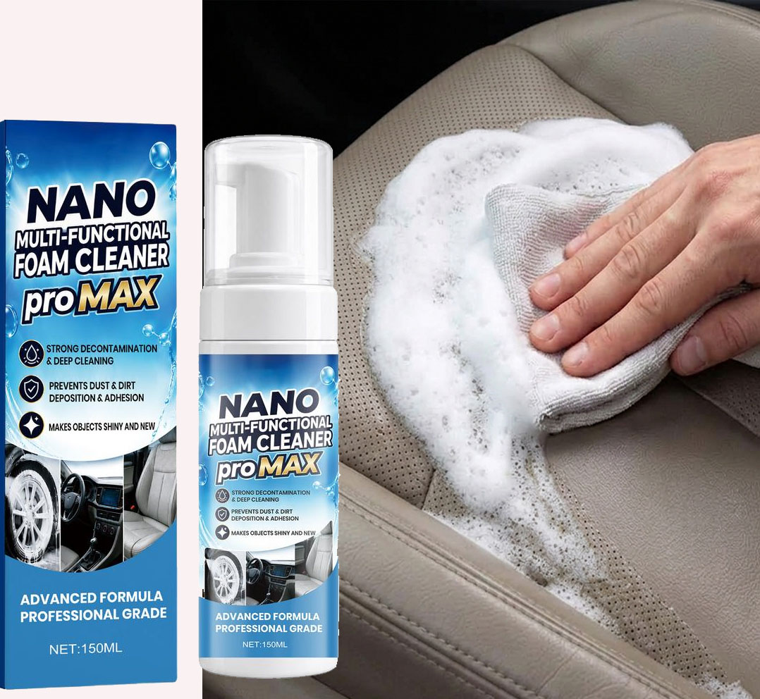 Seat Cleaner Fabric - Detergente in schiuma per rimuovere macchie
