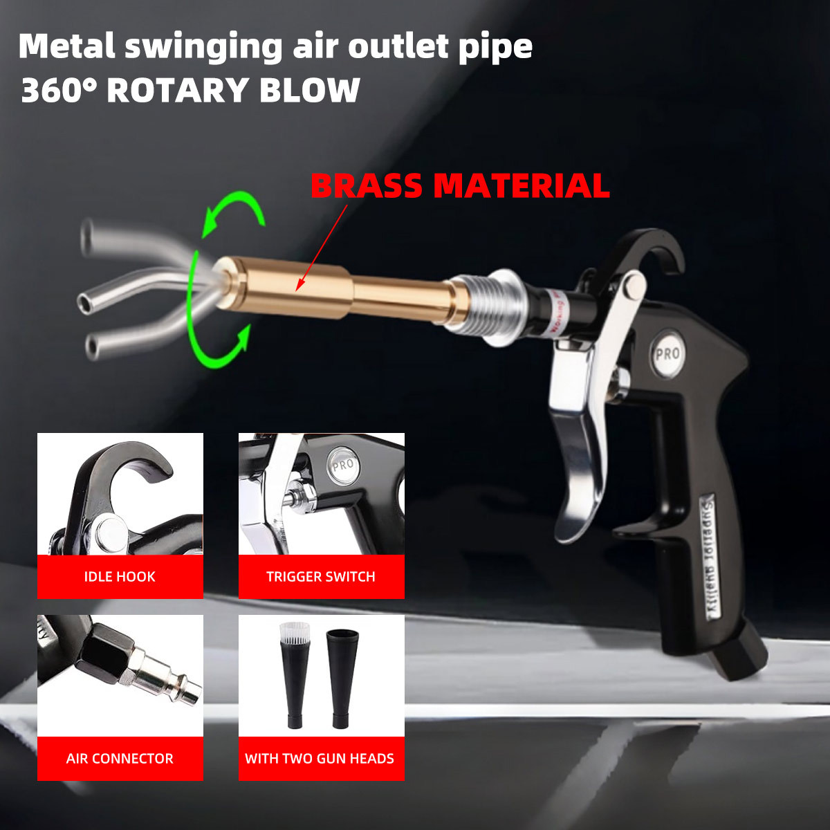 1 set di pistola ad alta press - Dirt Brush Interior recensione e prezzo